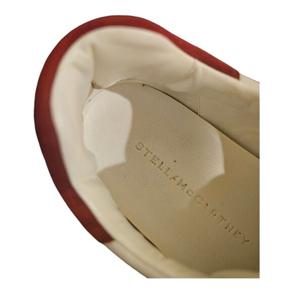 Authentic! STELLA MCCARTNEY Vegan/Eco Leather Low Top Sneaker - Size 7 - Picture 7 of 9